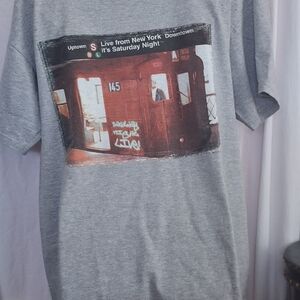 Urban 90s SNL Graphic Gray T-Shirt